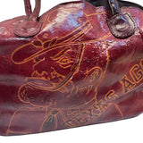 Vintage Texas A & M Aggies Leather Purse 1970s Ol Sarge Corps Of Cadets Tough Magarkin