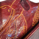 Vintage Texas A & M Aggies Leather Purse 1970s Ol Sarge Corps Of Cadets Tough Magarkin