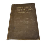 Composition and Rhetoric Lockwood Emerson 1901 Antique High School English Text Vintage