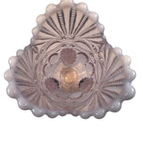 Mosser Eye Winker Pink Opalescent Spooner Candy Dish Vase New