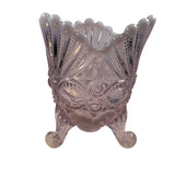 Mosser Eye Winker Pink Opalescent Spooner Candy Dish Vase New