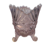Mosser Eye Winker Pink Opalescent Spooner Candy Dish Vase New