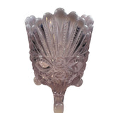 Mosser Eye Winker Pink Opalescent Spooner Candy Dish Vase New