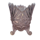 Mosser Eye Winker Pink Opalescent Spooner Candy Dish Vase New
