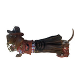 Westland Hot Diggity Dachshund Cow Girl 2008 Cowgirl Weiner Dog 16582 Figurine Texas