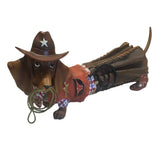 Westland Hot Diggity Dachshund Cow Girl 2008 Cowgirl Weiner Dog 16582 Figurine Texas