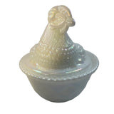 Rosso Westmoreland Mother of Pearl White Hen on Nest New