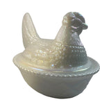 Rosso Westmoreland Mother of Pearl White Hen on Nest New