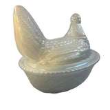 Rosso Westmoreland Mother of Pearl White Hen on Nest New