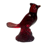 Mosser Cardinal Art Glass Red Bird USA 5” Gift Mom Condolence Christmas