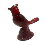 Mosser Cardinal Art Glass Red Bird USA 5” Gift Mom Condolence Christmas