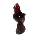 Mosser Cardinal Art Glass Red Bird USA 5” Gift Mom Condolence Christmas