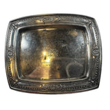 1959 Sheraton Dallas Texas Hotel London Club Silver Change Tip Tray Reed Barton Charter Member Vintage