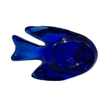 Cobalt Blue Art Glass Bird Mosser USA  3” Gift New
