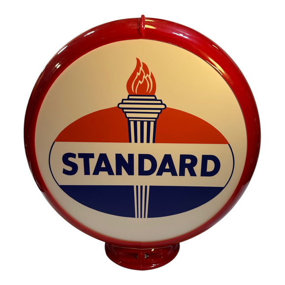 Standard Oil Poly Plastic Reproduction Gas Pump Globe New