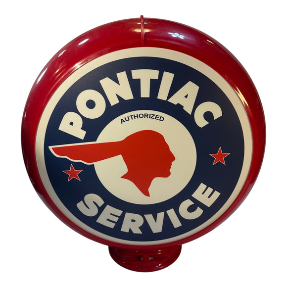 Pontiac Service Reproduction Plastic Gas Pump Globe Car New