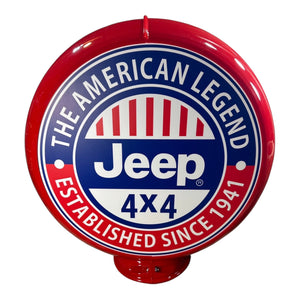 Jeep Reproduction Plastic Gas Pump Globe Wrangler Grand Cherokee New