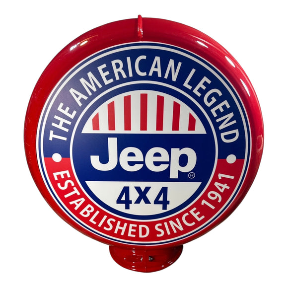 Jeep Reproduction Plastic Gas Pump Globe Wrangler Grand Cherokee New
