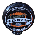 Harley-Davidson 1903 Gasoline Reproduction Poly Plastic Gas Pump Globe - Black frame