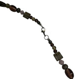 Purple Multi Strand Seed Bead Layered Statement Necklace Vintage Jewelry