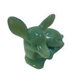 Mosser Fawn Art Glass Deer Jade Jadeite Woodland Christmas Forest  3.75” New