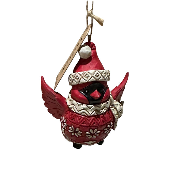 Jim Shore Cardinal Red Bird Christmas Ornament New Bereavement Mother