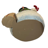 Jim Shore Snowman Broom Top Hat Christmas Ornament New