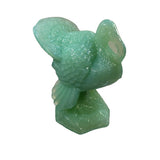 Mosser Turkey USA Jade Jadeite Green Solid Art Glass Thanksgiving 3” New