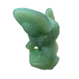 Mosser Turkey USA Jade Jadeite Green Solid Art Glass Thanksgiving 3” New