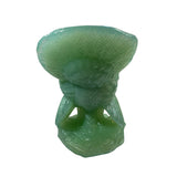 Mosser Turkey USA Jade Jadeite Green Solid Art Glass Thanksgiving 3” New