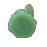 Mosser Turkey USA Jade Jadeite Green Solid Art Glass Thanksgiving 3” New