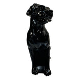 Mosser Labrador Art Glass Black Lab Dog Figurine Paperweight USA New Hunt Pet