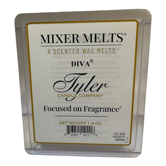 Tyler Candle Company Wax Melts Diva, Set of 5 for $16