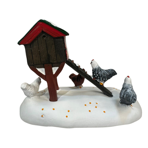 Department 56 Chicken Coop Hen House Dept Christmas Village New