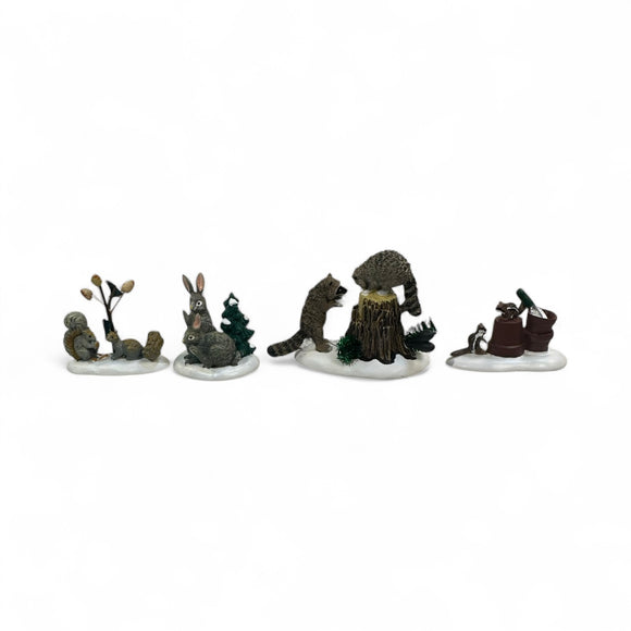 Department 56 Animals Raccoons Bunny Rabbits Chipmunks Squirrels Dept 56 Village