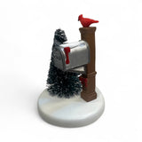 Department 56 Cardinal Mailbox Snow Dept 56 Christmas Village New Accessory