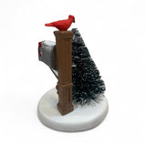 Department 56 Cardinal Mailbox Snow Dept 56 Christmas Village New Accessory
