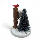 Department 56 Cardinal Mailbox Snow Dept 56 Christmas Village New Accessory