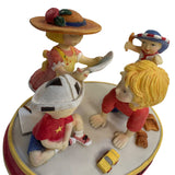 Mary Engelbreit 1999 Working Mother Son Daughter Baby Mom Family Figurine Vintage