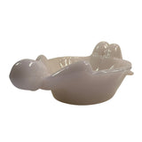 Mosser Art Deco Style Woman Pink Crown Tuscan Soap Dish Jewelry Caddie Spoon Rest New