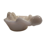 Mosser Art Deco Style Woman Pink Crown Tuscan Soap Dish Jewelry Caddie Spoon Rest New
