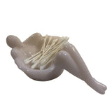 Mosser Art Deco Style Woman Pink Crown Tuscan Soap Dish Jewelry Caddie Spoon Rest New