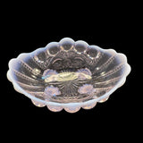 Mosser Eye Winker Pink Opalescent Jam Candy Nut Jewelry Caddie Dish New