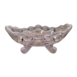 Mosser Eye Winker Pink Opalescent Jam Candy Nut Jewelry Caddie Dish New