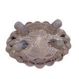 Mosser Eye Winker Pink Opalescent Jam Candy Nut Jewelry Caddie Dish New