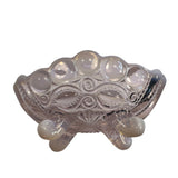 Mosser Eye Winker Pink Opalescent Jam Candy Nut Jewelry Caddie Dish New