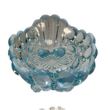 Mosser Eye Winker Blue Opalescent Jam Candy Nut Jewelry Caddie Dish New