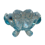 Mosser Eye Winker Blue Opalescent Jam Candy Nut Jewelry Caddie Dish New