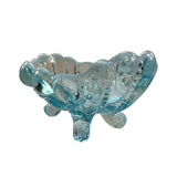 Mosser Eye Winker Blue Opalescent Jam Candy Nut Jewelry Caddie Dish New