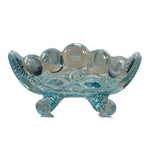 Mosser Eye Winker Blue Opalescent Jam Candy Nut Jewelry Caddie Dish New